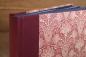 Preview: dark red photoalbum retro Papeterie Schreibweise